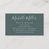 Gepersonaliseerde Eucalyptus Greenery Visitekaartje (Achterkant)