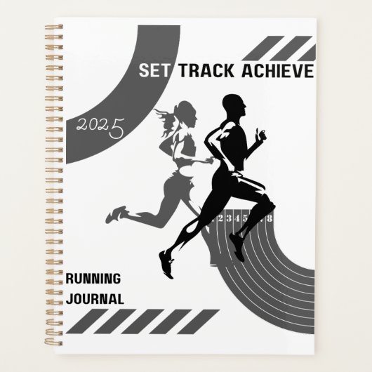 Gepersonaliseerde 'Every Mile Counts' Runner gesch Planner (Voorkant)