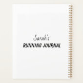 Gepersonaliseerde 'Every Mile Counts' Runner gesch Planner (Achterkant)