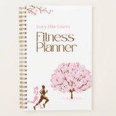 Gepersonaliseerde 'Every Mile Counts' Runner Gifts Planner (Voorkant)