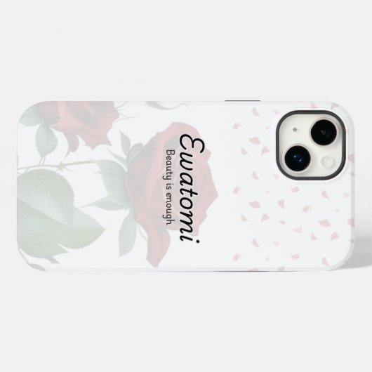 Gepersonaliseerde Ewatomi iPhone hoesje (Achterkant (horizontaal))