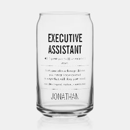 Gepersonaliseerde Executive Assistant Grappig Blikvorm Glas