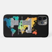 Gepersonaliseerde F Initiaal Silver Monogram Jouw  Case-Mate iPhone Case (Achterkant (horizontaal))