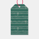 Gepersonaliseerde fa la  bladmuziek van & naar cadeaulabel (Achterkant)