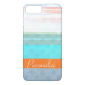 Gepersonaliseerde Faded & Weathered Stripes Case-Mate iPhone Case (Achterkant)