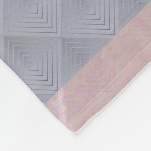 Gepersonaliseerde Faded & Weathered Stripes Fleece Deken (Hoek)