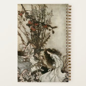 Gepersonaliseerde Fairies Art Dotted Journal Notitieboek (Achterkant)