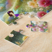 Gepersonaliseerde Fairies Forest Jigsaw puzzel (Zijkant)