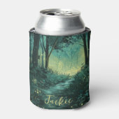 Gepersonaliseerde Fairy Forest Fantasy Art Blikjeskoeler (Blikje Voorkant)