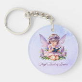 Gepersonaliseerde Fairy Freya Droomlezing Sleutelhanger (Voorkant)