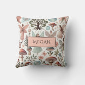 Gepersonaliseerde Fairy Girl's Sierkussen (Achterkant)