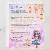 Gepersonaliseerde Fairy Happy Birthday Letter voor (Voorkant)