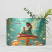 Gepersonaliseerde Fairy Moederdag Kaart (Staand voorkant)