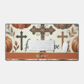Gepersonaliseerde Faith & Hope Christelijk Hallowe Bureaumat (Keyboard & Muis)