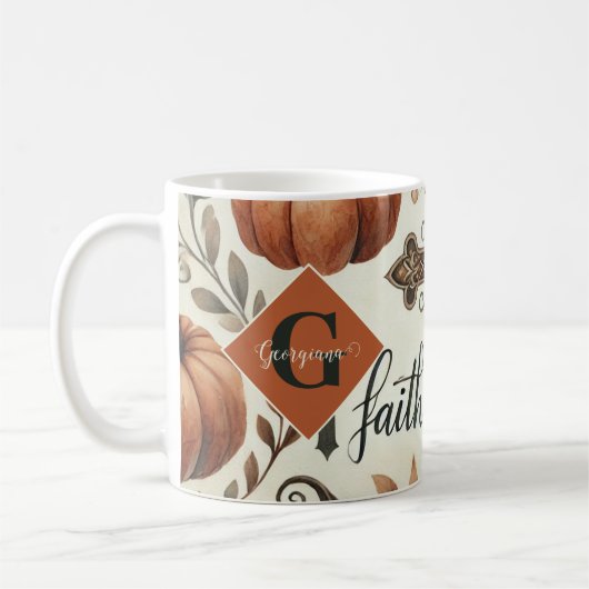Gepersonaliseerde Faith & Hope Christelijk Hallowe Koffiemok (Links)