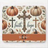 Gepersonaliseerde Faith & Hope Christelijk Hallowe Muismat (Voorkant)