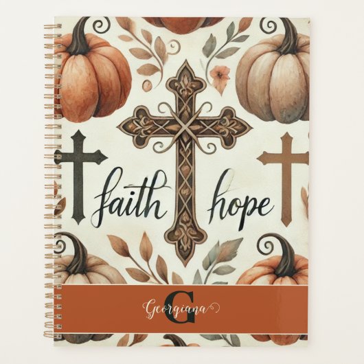 Gepersonaliseerde Faith & Hope Christelijk Hallowe Planner (Voorkant)