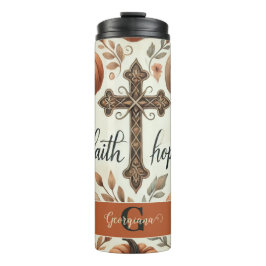 Gepersonaliseerde Faith & Hope Christelijk Hallowe Thermosbeker