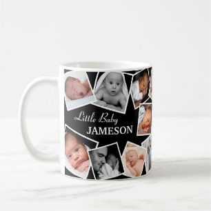 Gepersonaliseerde familie 17 foto collage koffiemok