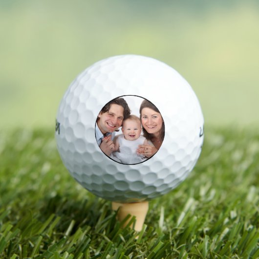 Gepersonaliseerde familie 1 foto golfballen (Insitu Shirt)