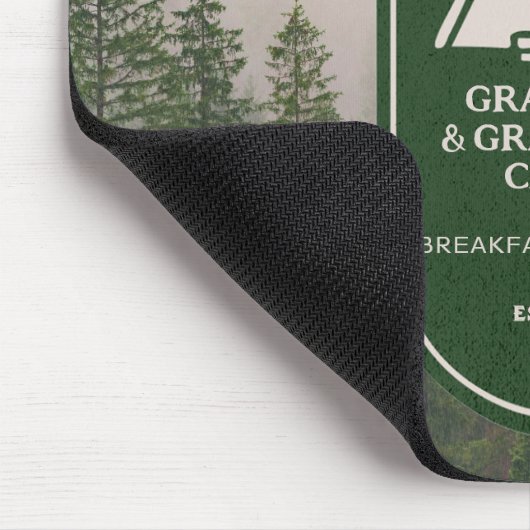 Gepersonaliseerde familie A Lijst A-lijst Cabin Muismat (Hoek)