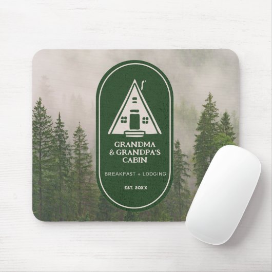 Gepersonaliseerde familie A Lijst A-lijst Cabin Muismat (Met muis)