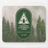 Gepersonaliseerde familie A Lijst A-lijst Cabin Muismat (Voorkant)