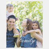 Gepersonaliseerde familie aangepaste deken (Voorkant)