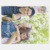 Gepersonaliseerde familie aangepaste deken (Voorkant (Horizontaal))