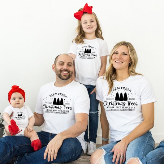 Gepersonaliseerde Familie Aangepaste Naam Overeenk T-shirt