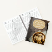 Gepersonaliseerde familie Cookbook Cookie Recipe Notitieboek (Binnen)