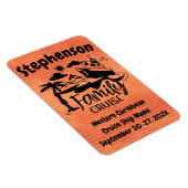 Gepersonaliseerde familie cruise deur decor magneet (Rechterzijde)