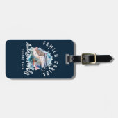 Gepersonaliseerde familie cruise groep vakantie bagagelabel (Voorkant horizontaal)