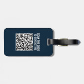 Gepersonaliseerde familie cruise groep vakantie bagagelabel (Achterkant horizontaal)