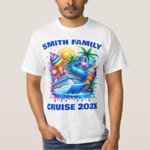 Gepersonaliseerde familie cruise Shirten T-shirt