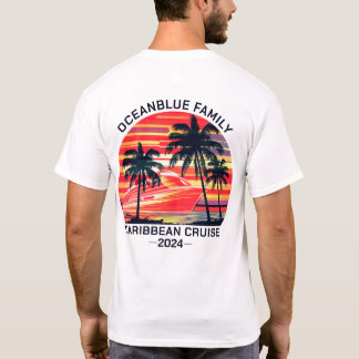 Gepersonaliseerde familie cruise vakantie bijpasse t-shirt
