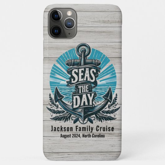 Gepersonaliseerde familie cruise vakantie - Zeeen Case-Mate iPhone Case (Achterkant)
