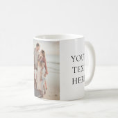 Gepersonaliseerde Familie Foto Aangepaste Tekst Af Koffiemok (Voorkant rechts)