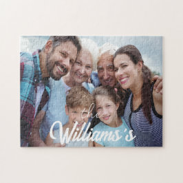 Gepersonaliseerde Familie Foto Creëer uw eigen Legpuzzel