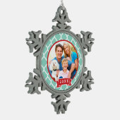 Gepersonaliseerde familie foto Keepsake Ornament (Links)