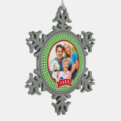 Gepersonaliseerde familie foto Keepsake Ornament (Links)