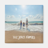 Gepersonaliseerde familie foto Magnet (Voorkant)