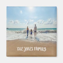 Gepersonaliseerde familie foto Magnet