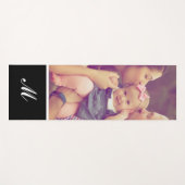 Gepersonaliseerde familie Foto Monogram Yoga Mat (Voorkant (horizontaal))