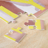 Gepersonaliseerde familie Foto Puzzle Legpuzzel (Zijkant)