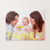 Gepersonaliseerde familie Foto Puzzle Legpuzzel (Horizontaal)