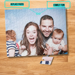 Gepersonaliseerde familie Foto Puzzle Legpuzzel