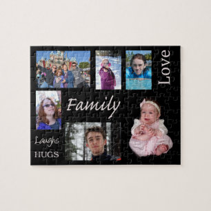 Gepersonaliseerde familie Foto Puzzle Legpuzzel