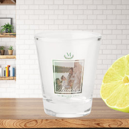 Gepersonaliseerde Familie Foto Shot Glas | Monogra