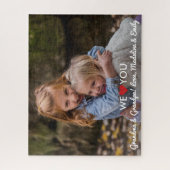 Gepersonaliseerde familie Foto van jullie grootoud Legpuzzel (Verticaal)